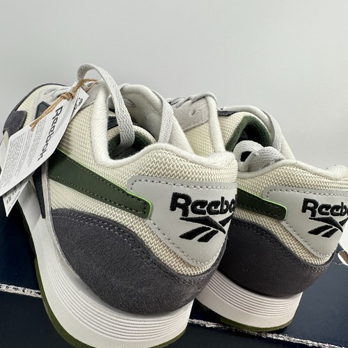Reebok Classic Nylon Plus Running Atletico Beige Grigio Uomo Taglia 7,5 Stringate - Foto 5 di 10