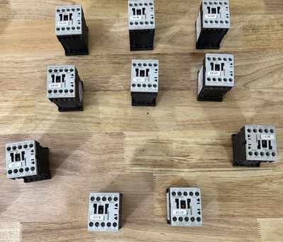 VPX Visual / Virtual Pinball Contactor Set - 10 Siemens 3RT1016-1BB42-24VDC Coil