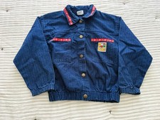 Vintage Retro Osh Kosh 80/90  s Kids 100 Cotton USA Denim Button Jacket Size 6