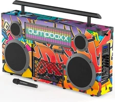 NEW Bumpboxx Freestyle V3S Bluetooth Boombox - NYC Graffiti