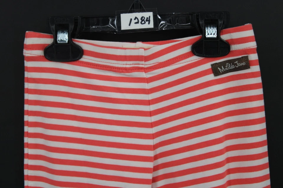 Matilda Jane Girls size 6 Zola Bow Stripped Leggings Friends Forever - Image 2 of 4