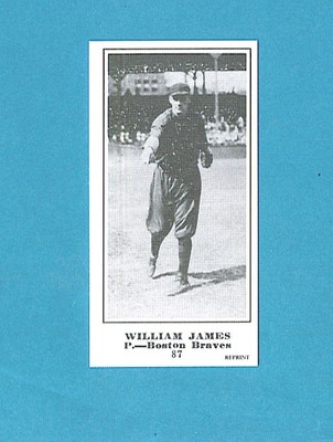1915 M101-5 The Sporting News Reprint #87 William James (Boston Braves)