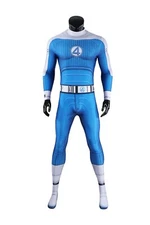 The Fantastic Four First Steps Printed Jumpsuit Suit Costume Cosplay Halloween