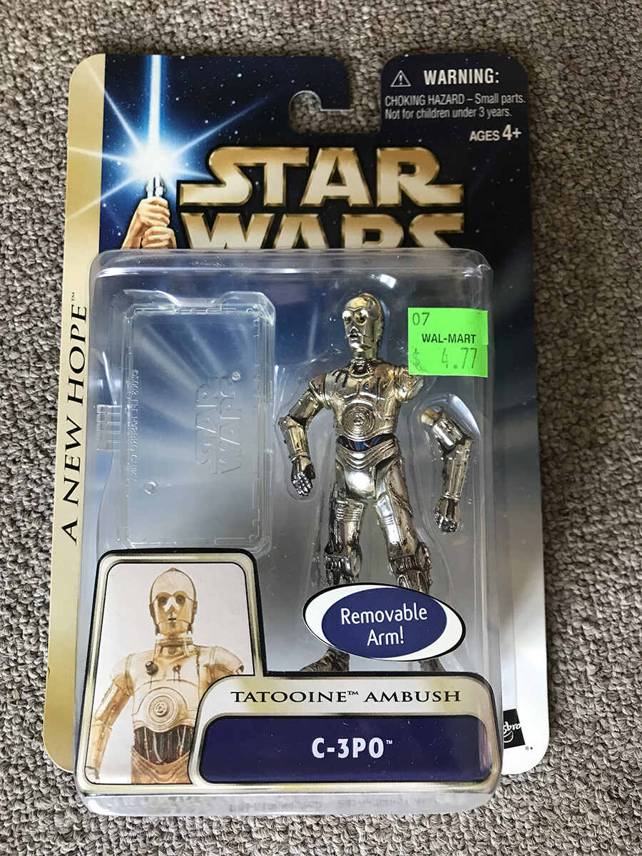 Star Wars A New Hope Tatooine Ambush C-3PO Removable Arm Action Figure