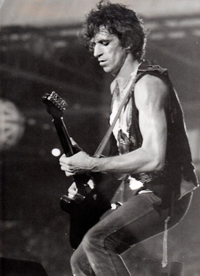 KEITH RICHARDS PHOTO 1982 ROLLING STONES UNIQUE UNRELEASED ELITE IMAGE  ROCK GEM