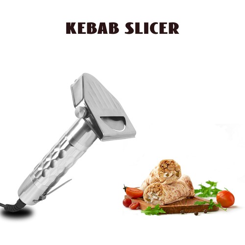 Commercial Kebab Cutter Roast Meat Slicer Processors Rotisserie 110-240V 80W - Picture 1 of 12