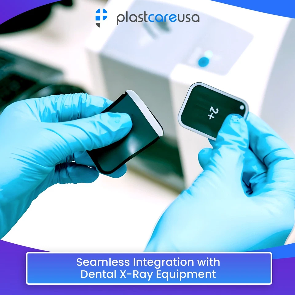 Sobres de barrera tamaño 1000 2 para sensor digital de placa de fósforo de rayos X dental Foto 3 de 4