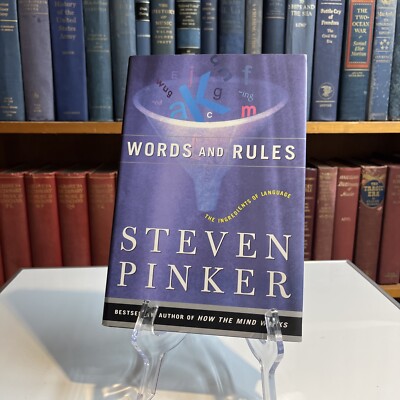 Words and Rules.  Steven Pinker. 1st HC Ptg  Basic Books 1999.