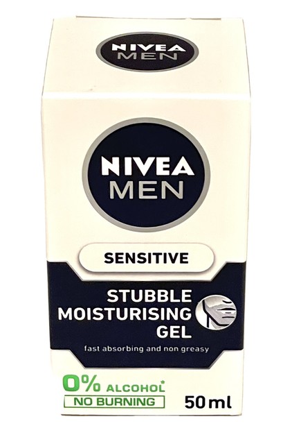 nivea for men sensitive stubble moisturising gel