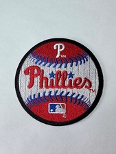 Phillies Baseball circle baseball iron on patch