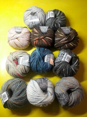 Ausverkauf!!Wolle ''POESIE'' Filati da Collezione 50g/90 m,Stricken,Häkeln,Basteln