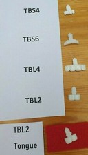 PLASTIC DOLLS TEETH FOR RESTORATION IN VARIOUS SIZES