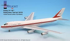InFlight 200 Boeing Rollout N7470 747-100 1:200 Scale Die-Cast Model Airplane