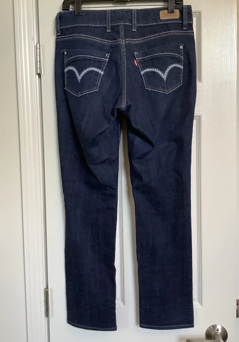 Levis 529 Curvy Skinny Leg Jeans Dark Wash Women s Size 10M eBay