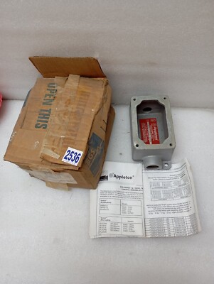 APPLETON ELECTRIC CONTROL ASSEMBLY BODY CAT. FFD 175-NL-0