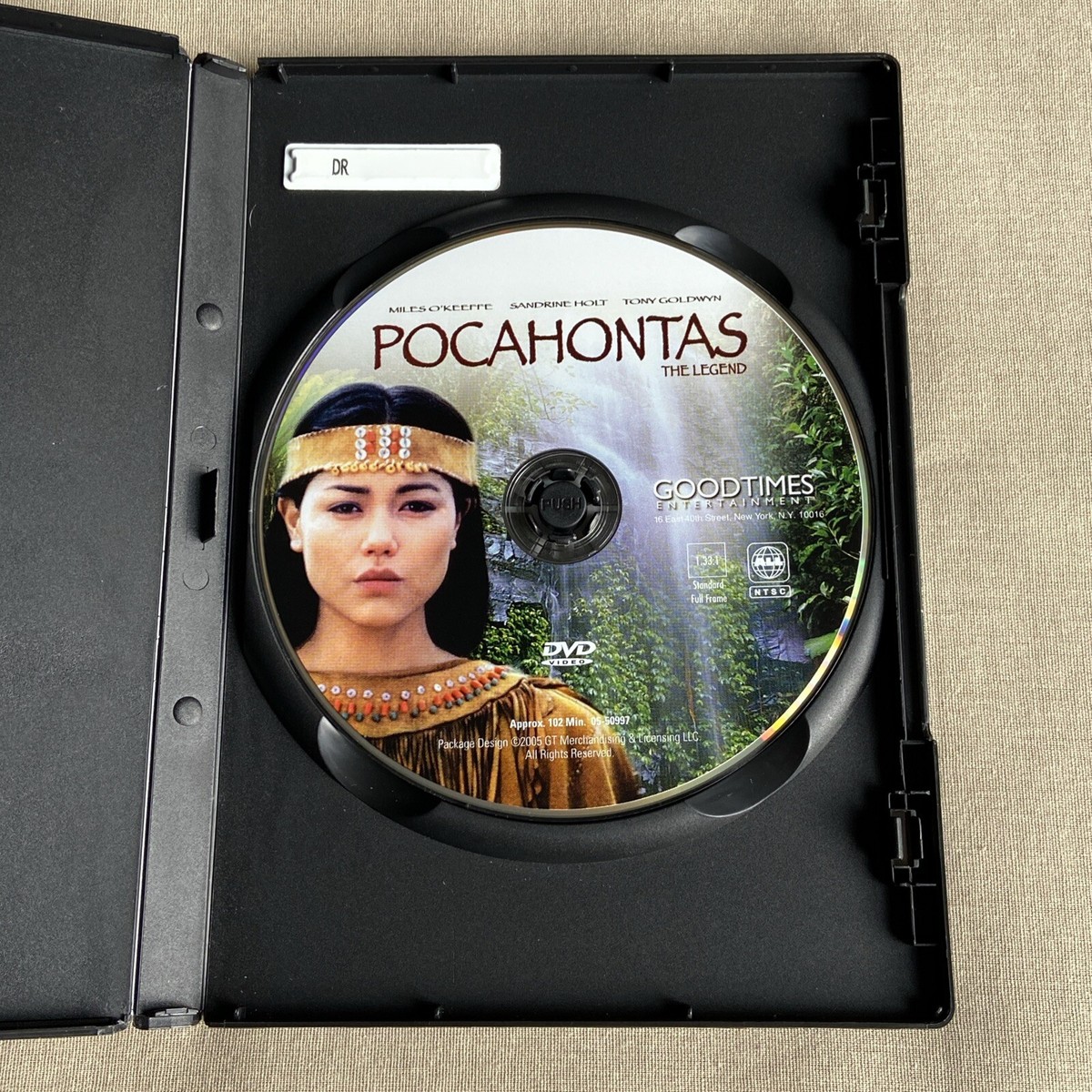 Pocahontas: The Legend (DVD 1995) Miles O'Keefe Tony Goldwyn