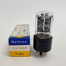 6N7GT CV1958 HALTRON CLEAR GLASS NOS BOXED VALVE TUBE