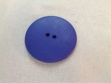 10 NEW 1 1/2 INCH NAVY BLUE DULL/MATTE FINISH BUTTONS