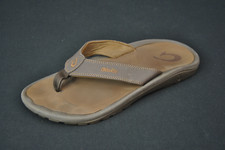 OluKai 'Ohana Brown Sandals Flip Flops Shoes 10 3625CS