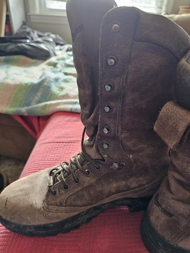 Danner Men's North Country 10" Boots 58100 Logger Insulated 400G Brown US 12 - Picture 3 of 8