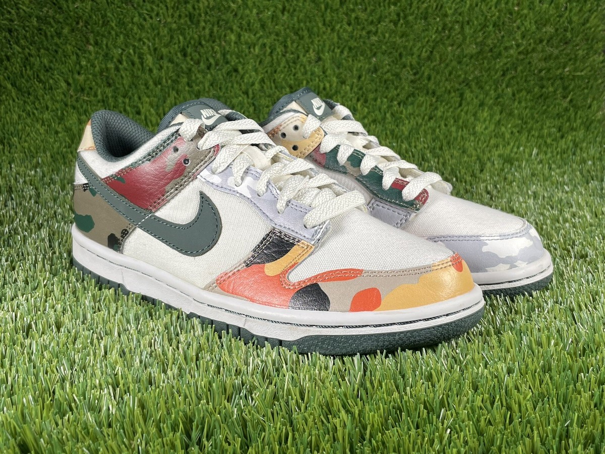 multi camo dunks gs