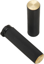 Arlen Ness Knurled Grips Cable Brass 76-21 Harley Big Twin/XL Cable Grips