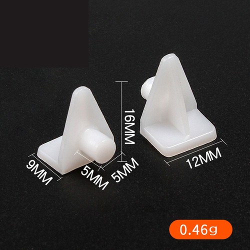 200Pcs Plastic Shelf Support Peg Cabinet Shelf Clip Shelf Bracket Holder Peg 5mm - 第 3/9 張圖片