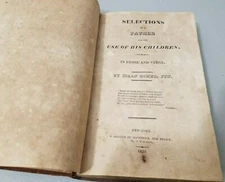 Selections Of A Father For The Use Of His Children By Gomez 1820 Jewish History