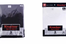 Knocker A Shirt Undershirt Men 100% Cotton Ribbed NEW 3 6 12 Pack