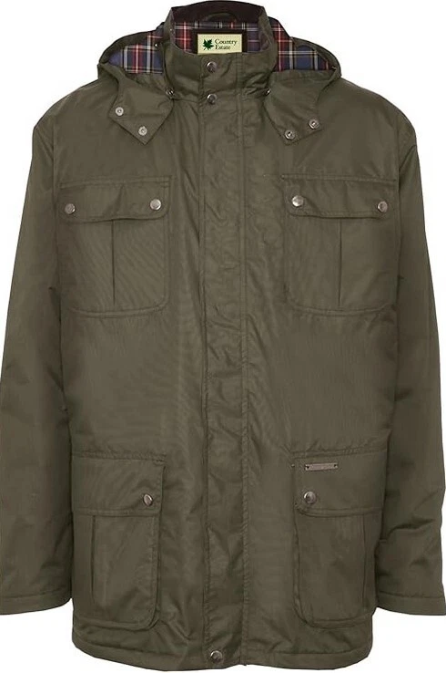 Champion Balmoral Waterproof Jacket Olive XL - Waterproof Breathable Polyester