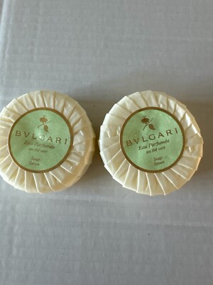 2 Set Soaps Bvlgari Eau Au The Vert Soap 