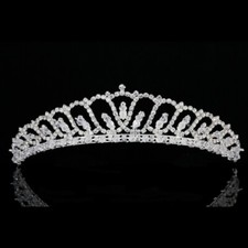 Bridal Headpiece Rhinestone Crystal Prom Wedding Tiara V941