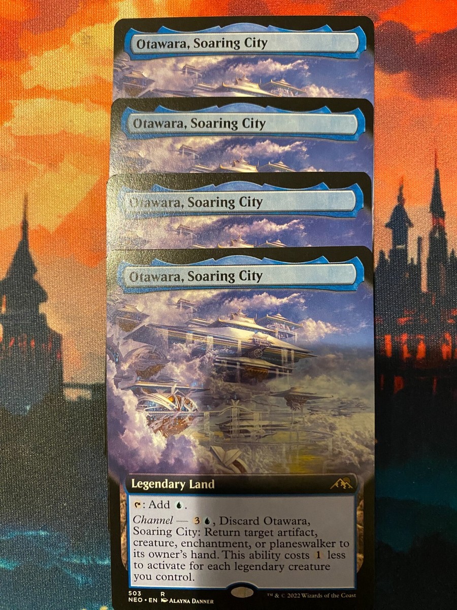 MTG Kamigawa Neon Dynasty Otawara Soaring City Extended Art x 4 | eBay