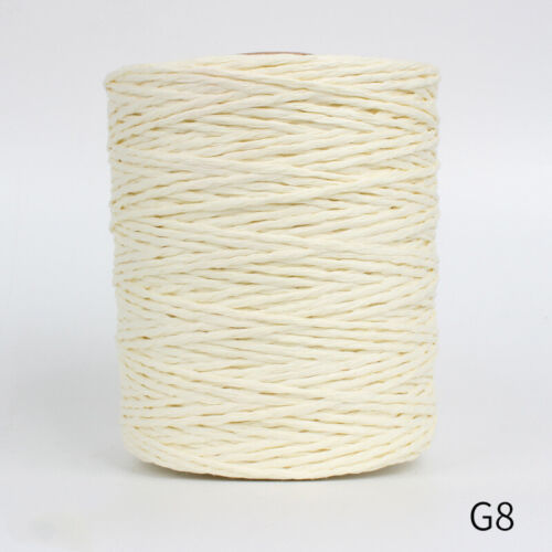 300M Raffia Paper Knitting Yarn Woven Straw Cap Crochet Thread Hand Knit Hat - Picture 4 of 42