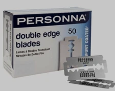 PERSONNA DOUBLE EDGE RAZOR BLADES NO.BP9020 COMFORT COATED EXTRA SHARP 50 PC USA