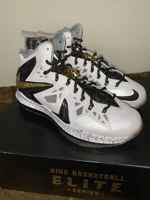Nike Air LeBron X P.S. Elite +  Size 8.5. BNIB 100% authentic 579834 100 RARE