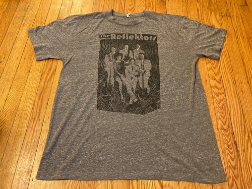 T-Shirt Arcade Fire ""The Reflektors"" Größe 2XL Beerdigung Neon Bibel Die Vororte USA