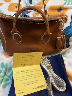 Dooney Bourke Florentine Medium Satchel In Natural NWT