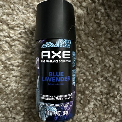 NEW Axe Fine Fragrance Collection Body Spray Blue Lavender Mint