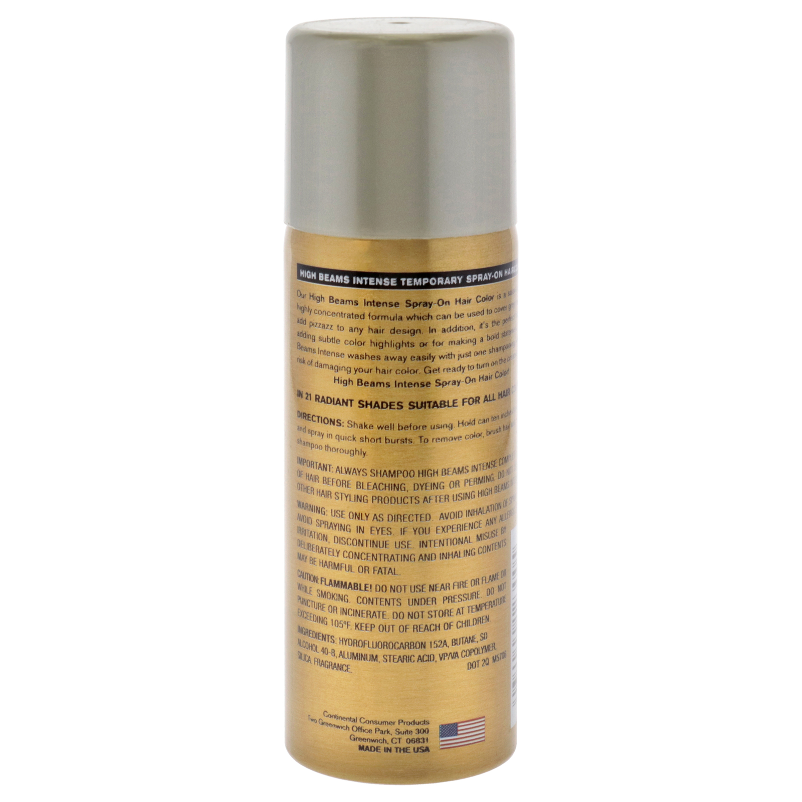 High Beams Intense Temporary Spray-60 Silver by Salon Grafix - 2.7 oz Hair Color