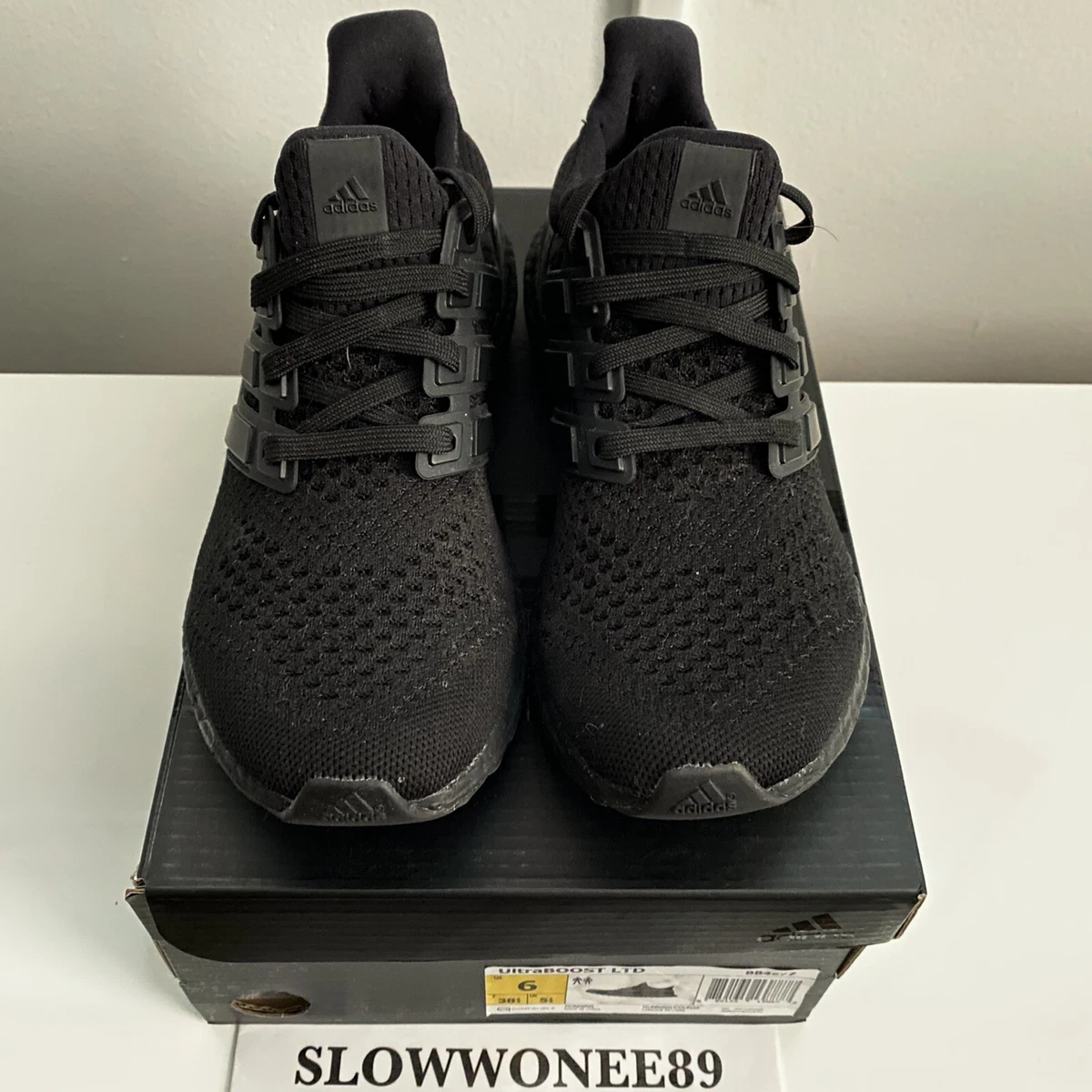 2016 ADIDAS ULTRA BOOST 1.0 LTD TRIPLE BLACK Size 6 rare BB4677 eBay