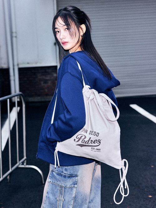 MLB正規品 ヴィンテージ レタリング ジムサック SD(L.Grey) MLB] Vintage Lettering Gym Bag SD L.Grey | eBay