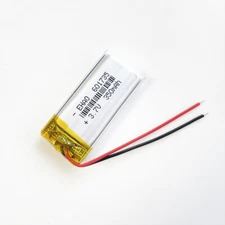 3.7v 350mAh LiPo Li Polymer Rechargeable Battery For Headphone GPS Camera 601735