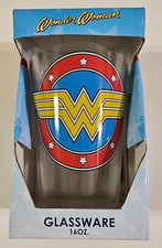 DC Comics Wonder Woman Glassware 16oz - New