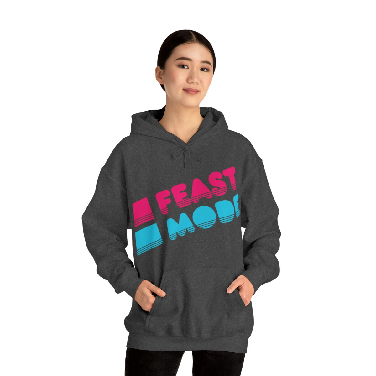 Retro Feast Mode Thanksgiving Graphic Hoodie
