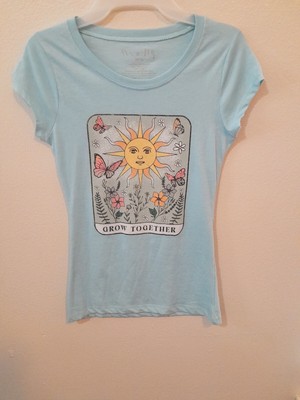 Junior Womens Wound Up Tshirt Size XS 1 Clothing Tops Sun NWOT 