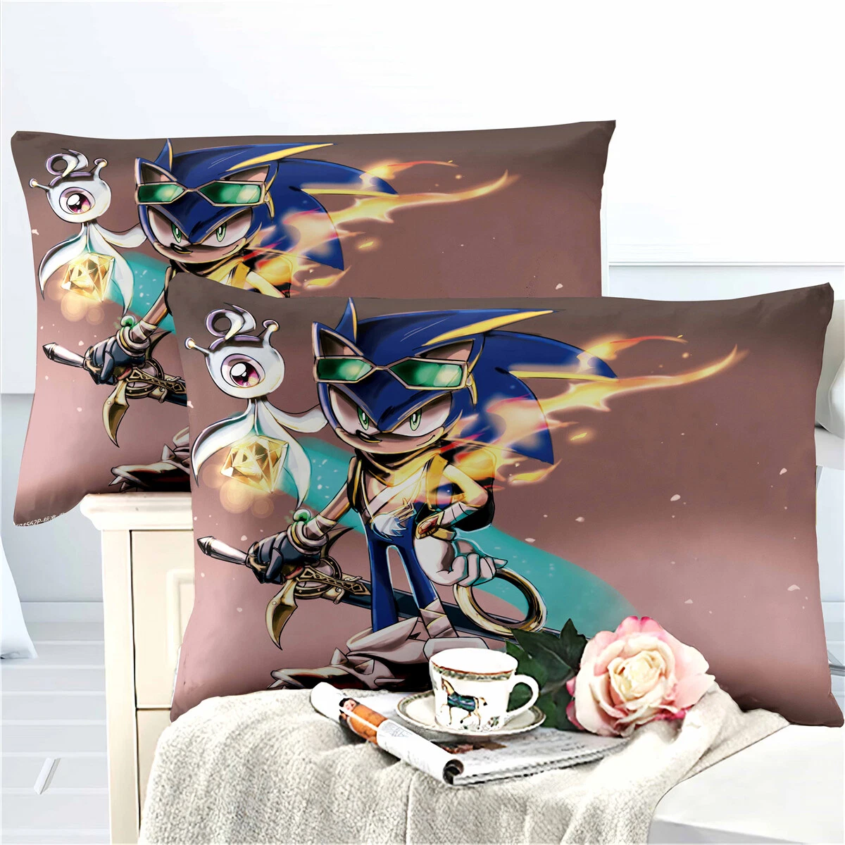 Sonic The Hedgehog Bedding Set, Bedroom Decoration