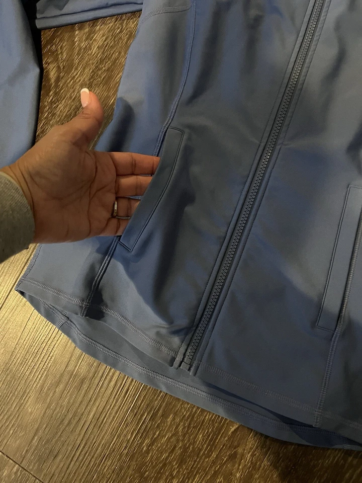 Chaqueta deportiva Kinesis Performance cuello redondo para mujer XS invierno azul cremallera Foto 4 de 4