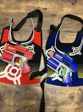 NERF 62869 Dart Tag StrikeFire Complete 2 Player Set Blasters Vests Eyewear
