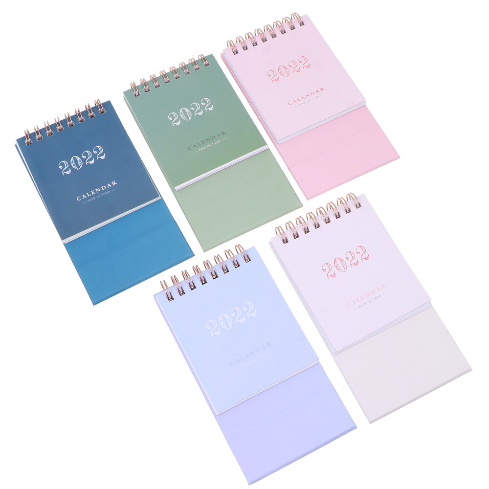 25 Pcs 2022 Daily Planner Tabletop Easels Painting Desk Calendar Cute